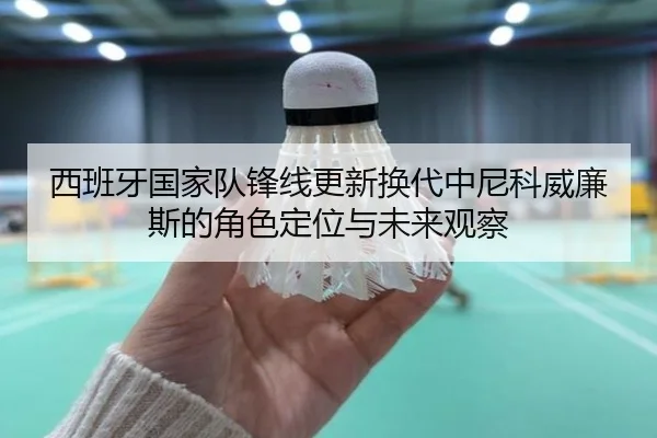 西班牙国家队锋线更新换代中尼科威廉斯的角色定位与未来观察
